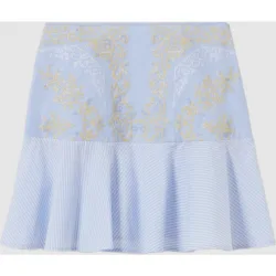 Falda corta estampada