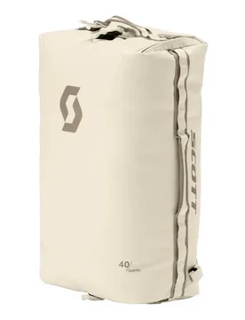 Travel Duffle Bag 40l Cotton White / Toast B One Size unisex - Scott - FashionsVida