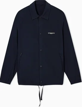 Cazadora de hombre con cuello camisero y botones - Emporio Armani - FashionsVida