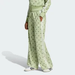PANTALONI DI RASO A POIS A GAMBA LARGA 2XS Magic Lime