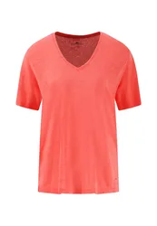 V-SHIRT V-NECK LINEN female