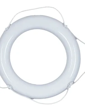 Lifebuoy Pvc Without Strip 60 Cm White One Size unisex - Talamex - FashionsVida