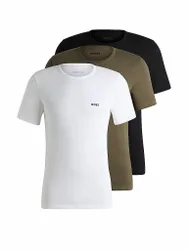 Camiseta 3 unidades. abierta variada blanco S
