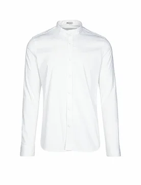 Camicia tradizionale LENZ bianco S - Gottseidank - FashionsVida