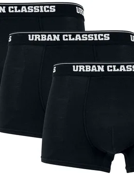 Boxershort - Organic Boxer Shorts 3-Pack - S bis 3XL - für Männer - Größe 3XL - schwarz - Männer - male - Urban classics - FashionsVida