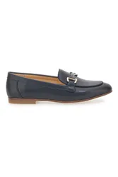 Mocassino nero con Morsetto 50450 35