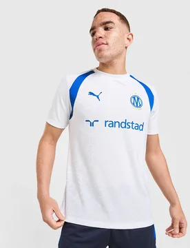 Mens Maglia Allenamento Olympique Marseille - Bianco, bianco bianco Uomo taglia XXL - Puma - FashionsVida