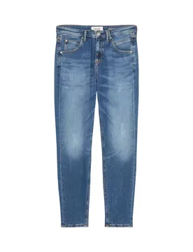 Denim Trousers, Mid Waist, Tapered female - 31 / /30 - FashionsVida