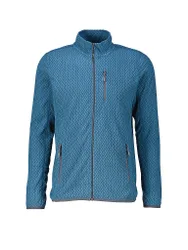 Herren Fleecejacke Calais Jaquard dunkelblau XL M