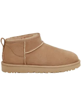 Bottes doublées en laine - W Classic Ultra Mini Sand - Taille 39 - Beige - Ugg - FashionsVida