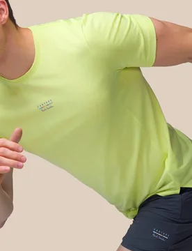 Men’s x Paul Smith Performance Engineered Knit Short Sleeve T Shirt - Lime LIME S male - Castore - FashionsVida