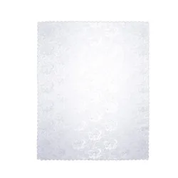 Jacquard-Tischdecke "Jasmin" weiss