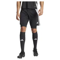 Short Tiro24 2in1 Training Black / White 2XL