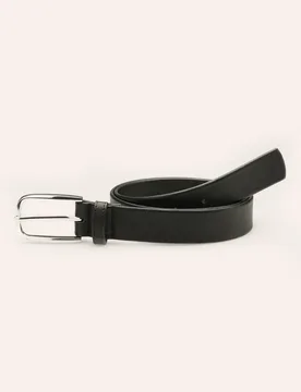 Leder-Dehngürtel Klassik, , Farbe Schwarz, 95 cm, großzügige Dehnreserve Schließe in Carréeform Damen - Walbusch - FashionsVida