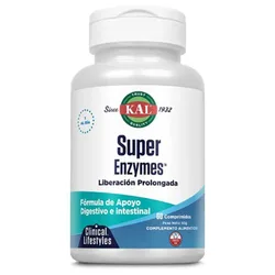 Comprimés Super Enzymes Enzymes And Digestive Aids 60 Unités