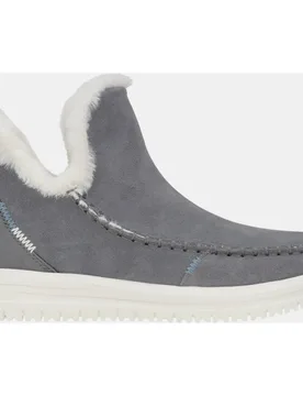 Botas de mujer en ante e interior afelpado - HeyDude - FashionsVida