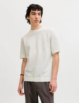 Jack & Jones - Camiseta de hombre de punto estructurado manga corta - jack & jones - FashionsVida