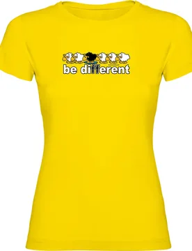 T-shirt à Manches Courtes Be Different Surf Yellow M - Kruskis - FashionsVida