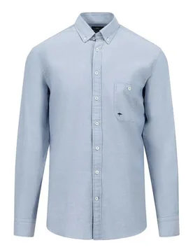Chemise à Manches Longues 14146050 Cloud Blue 3XL - Fynch Hatton - FashionsVida