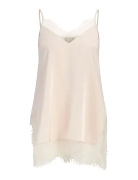 Blusa Senza Maniche Vima Satin Lace Long Jjxx Antique White XS - Jack & jones - FashionsVida
