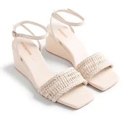 Sandali Con Tacco Marereni Off White EU 39