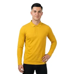 Polo à Manches Longues Crossover 20483 Curry Gold 5XL