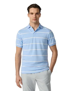 Polo à Manches Courtes Hm5600194 Summer Blue M - Hackett - FashionsVida