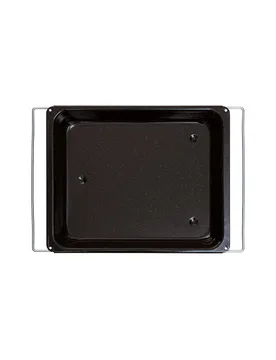 Teglia da forno in smalto MULTIFLEX HOCH 408-22 nero - Riess - FashionsVida