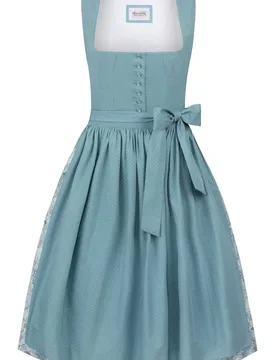 Dirndl Bojana (petrol, Gr. 34) von Heimatgwand für Damen, 60% Baumwolle, 40% Leinen - Stockerpoint - FashionsVida