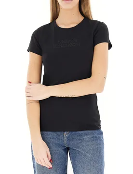 T-shirt girocollo NERO XS - Armani exchange - FashionsVida