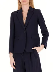 Blazer lana vergine BLU SCURO 38