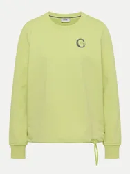 Sweatshirt mit Tunnelzug Grün M