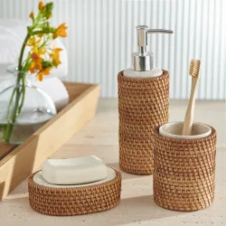 Colección de accesorios de baño Mimbre