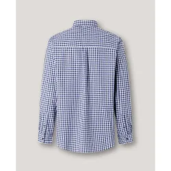 Camisa de hombre popelín cuadros fit casual
