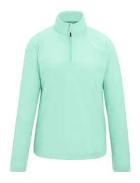 Great Outdoors Womens/ladies Montes Half Zip Fleece Top (Ice Green) - Size 10 Uk - Regatta - FashionsVida