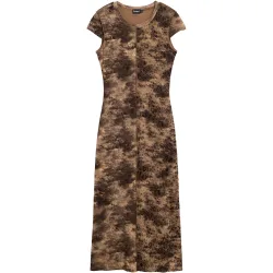 Vestido midi troquelados
