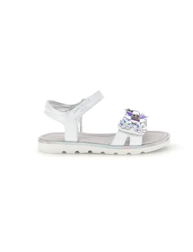 Sandali bianchi con fiori decorativi iridescenti L9882C9702 31 - Laura Biagiotti - FashionsVida