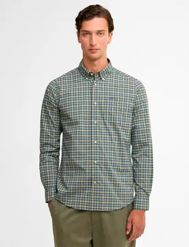 Camisa de hombre de cuadros y bolsillo lado izquierdo - Barbour - FashionsVida