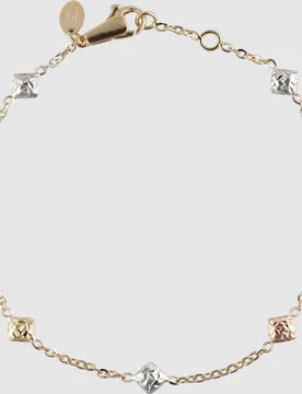 Pulsera de oro tricolor - El Corte Inglés - FashionsVida