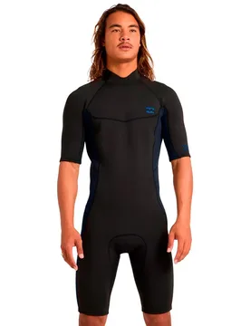 Shorty à Manches Courtes Avec Fermeture éclair Dans Le Dos Absolute 2/2 Mm Ocean XL - Billabong - FashionsVida