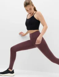 Essential High Waisted Gym Leggings Mulberry female