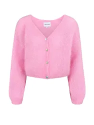 Cardigan Cropped Fit CORNELIA rosa L damen