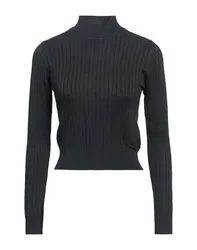 Rollkragenpullover Damen Braungrau S Damen