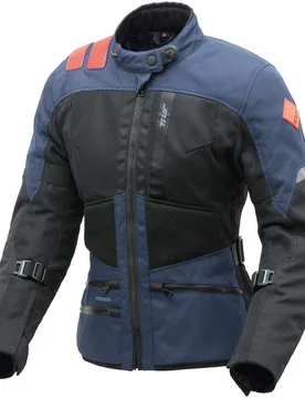 Giacca Moto Donna Tessuto T-ur TRANSFER LADY Nero Blu taglia 2XL - Tucano Urbano - FashionsVida