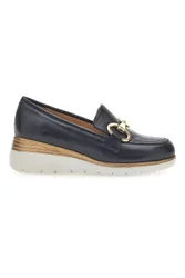 Mocassino in Vera Pelle blu con dettaglio 5090 37