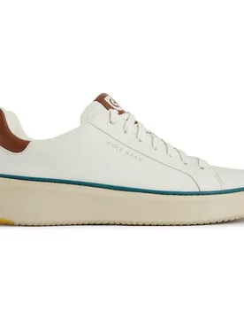 Mens Grandpro Topspin Trainers - White Leather - Size Uk 7 - Cole haan - FashionsVida