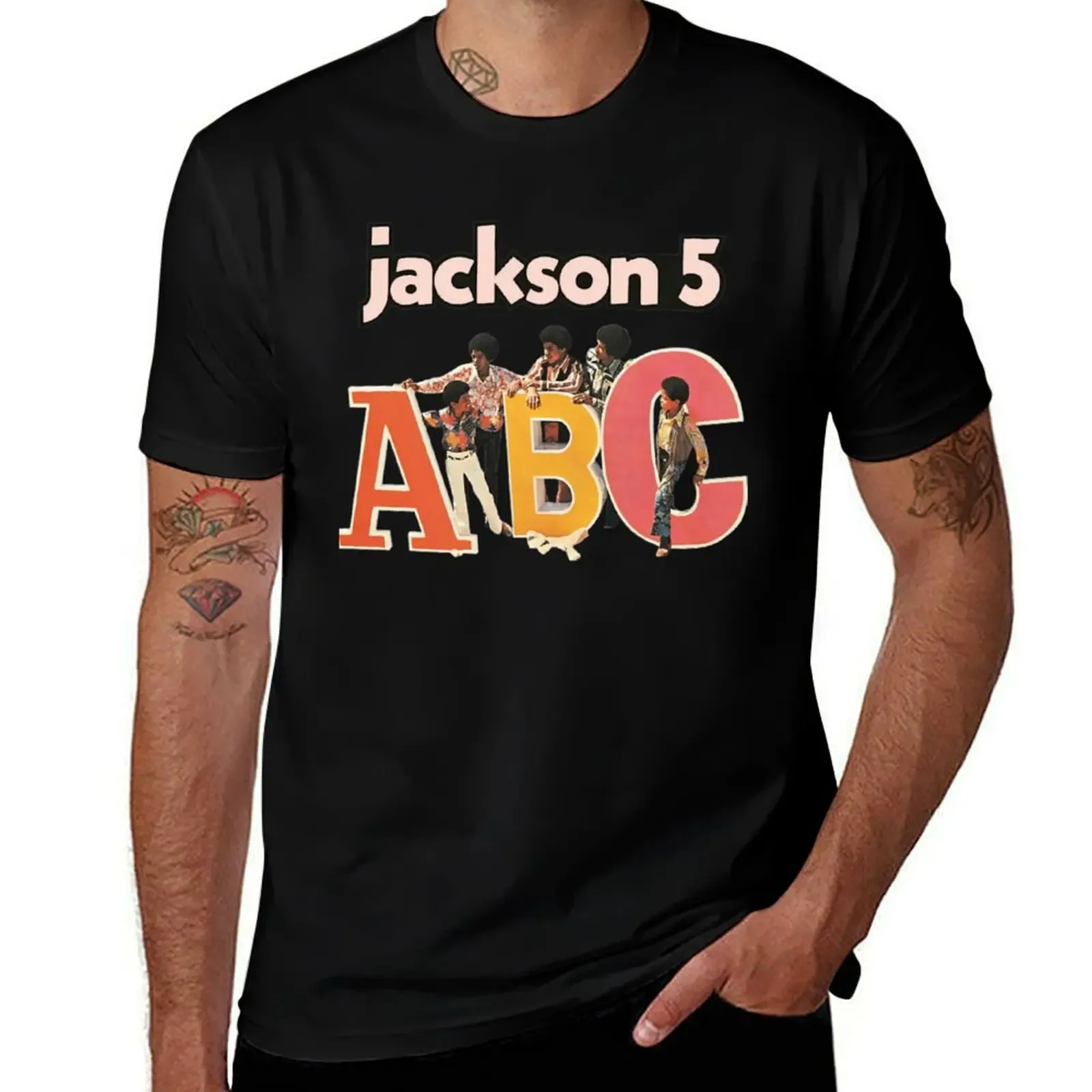 The Jackson 5 T-Shirt Basic Solid Color Short Sleeve Cotton Top - Aliexpress - FashionsVida