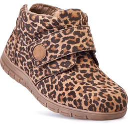 Martha Women's Extra Wide Boots for Swollen Feet - Leopard - Size: 8½ XXW