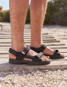 Crete Mens Sandals - Grey - Grey - Size: 8 - Mountain Warehouse - FashionsVida