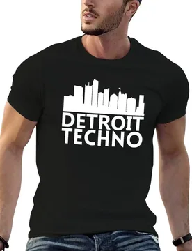 DetroitTechno T-Shirt man graphic t shirt t shirts cotton 100% t shirt man plain T-shirt - Aliexpress - FashionsVida